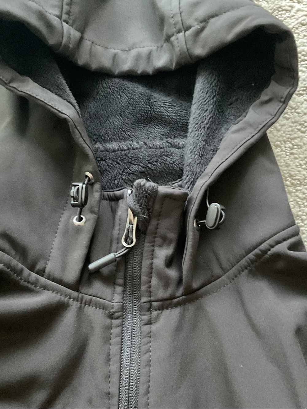 Free Country Black Hooded Utility Jacket with Zip Pockets 0522 - Picture 7 of 11